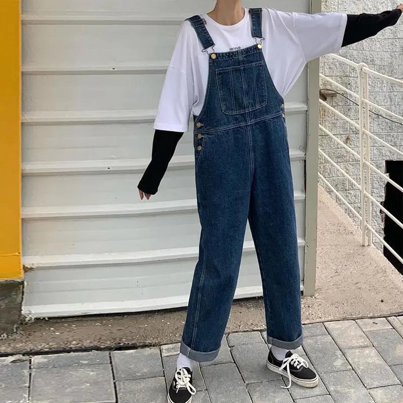 Denim Dungarees Plus Size Oversize