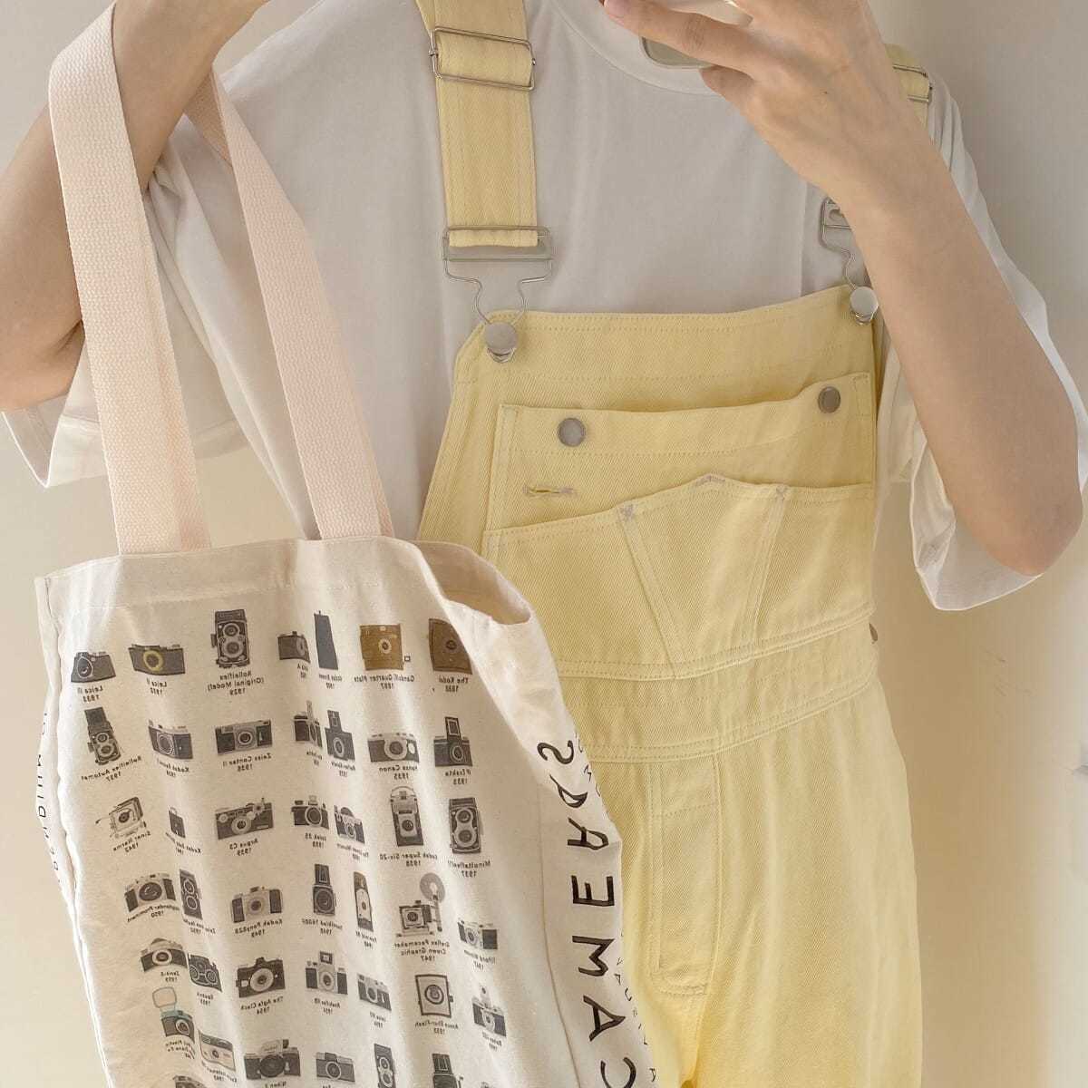 Denim Dungarees Pastel Yellow