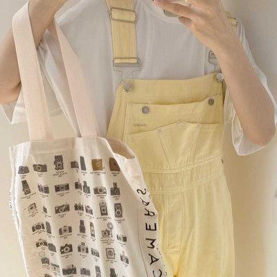 Denim Dungarees Pastel Yellow