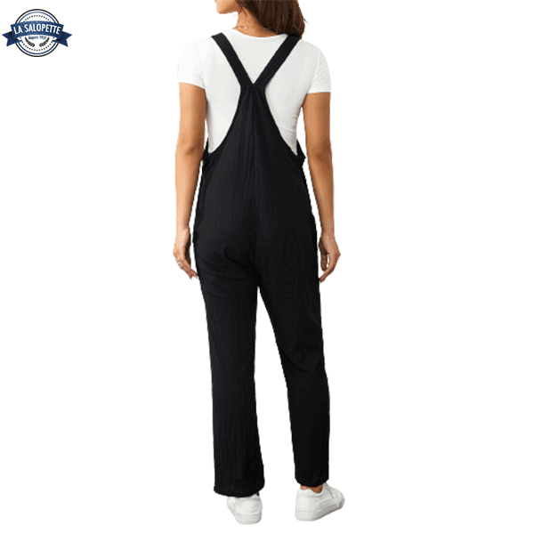 Pinafore Dress Black Pike