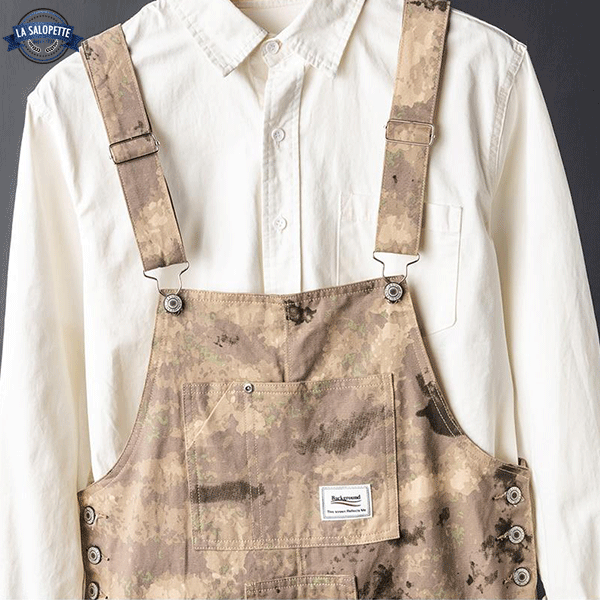 Work Dungarees Snow Camo