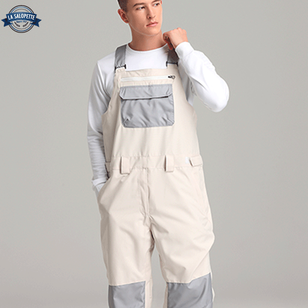 Ski Dungarees White Rehall