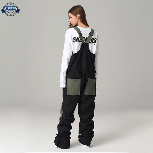 Ski Dungarees Black Spider