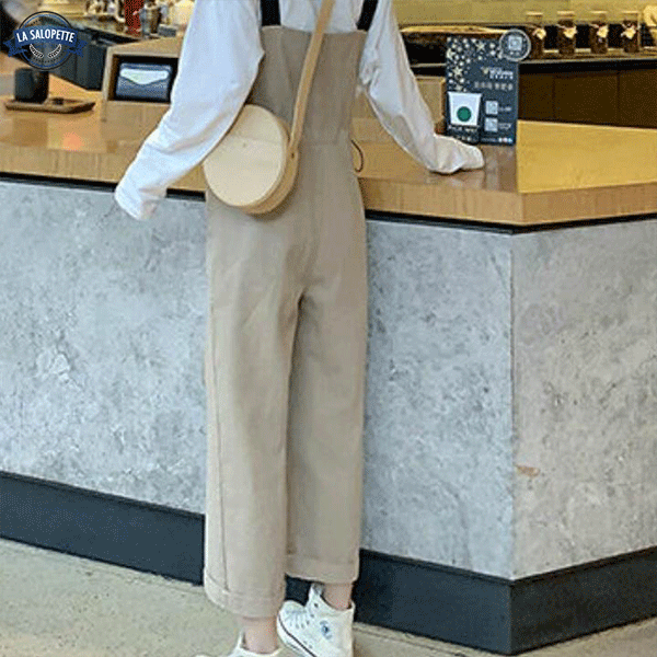 Vintage Dungarees Khaki Ukiyo Braces