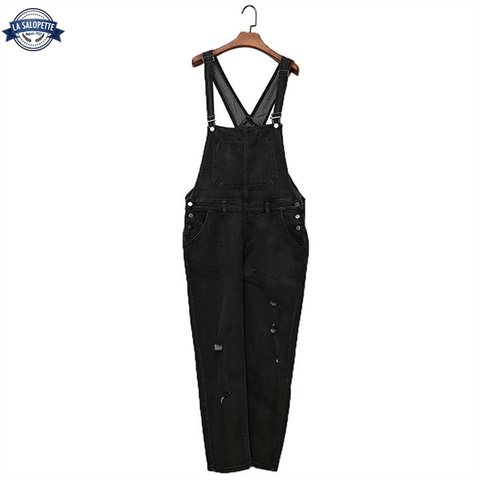 Skinny sales ripped overalls