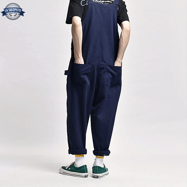 Work Dungarees Navy Blue Man