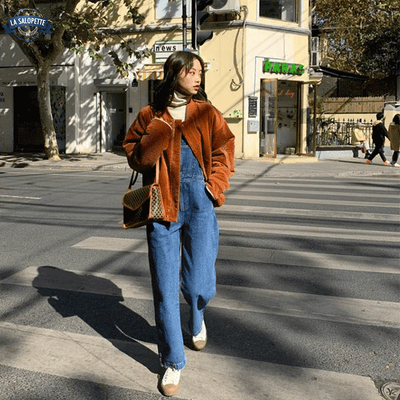 Plastron Bleu Denim