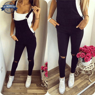 Plastron Jean Noir