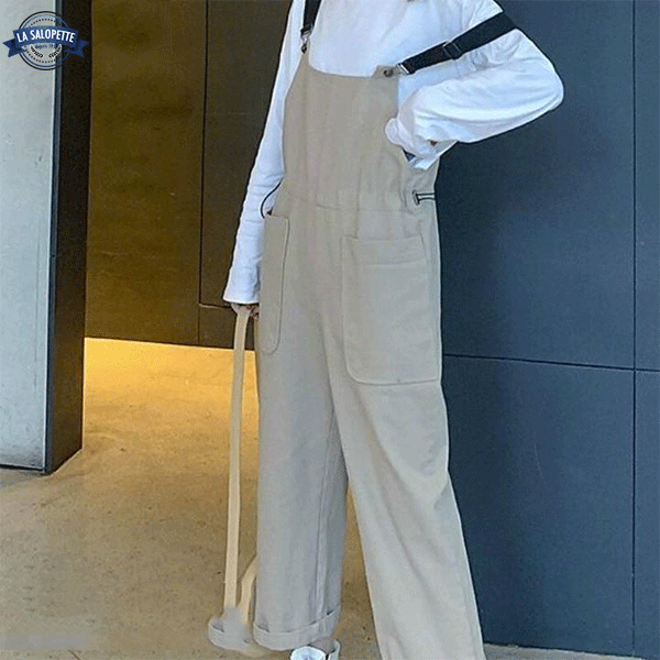 Vintage Dungarees Khaki Ukiyo Braces