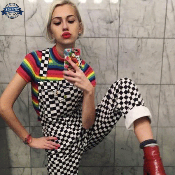 Vintage Dungarees Checkerboard Sukre