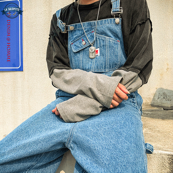 Denim Dungarees Cargo Old School