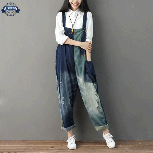 Denim Dungarees Wide Versus