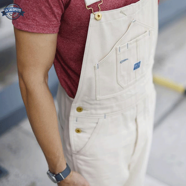 Work Dungarees White Plumber