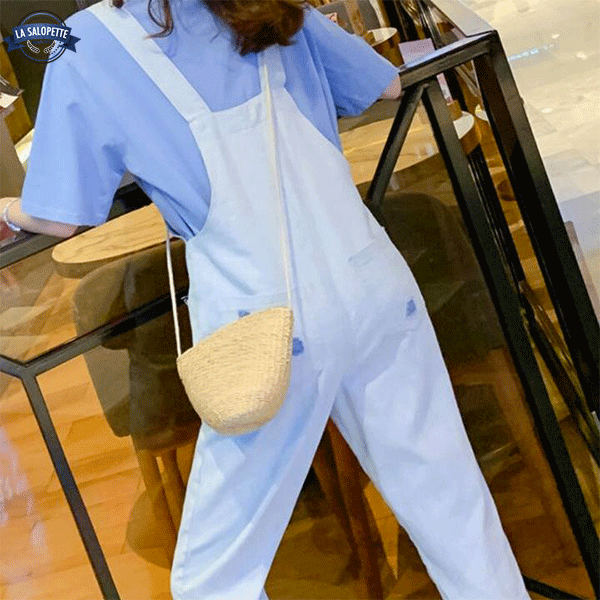 Vintage Dungarees White Painter Boketto