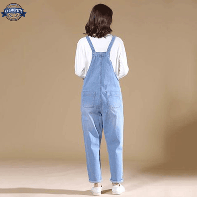 Salopette Bleu Clair Look