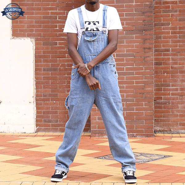 Denim Dungarees Memphis Light Blue