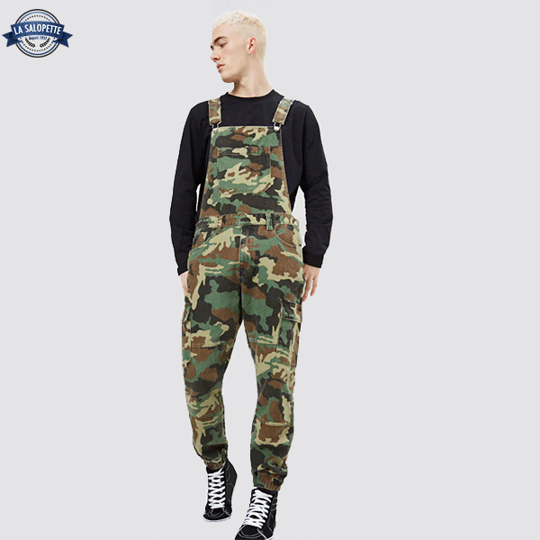 Work Dungarees Urban Camo Man