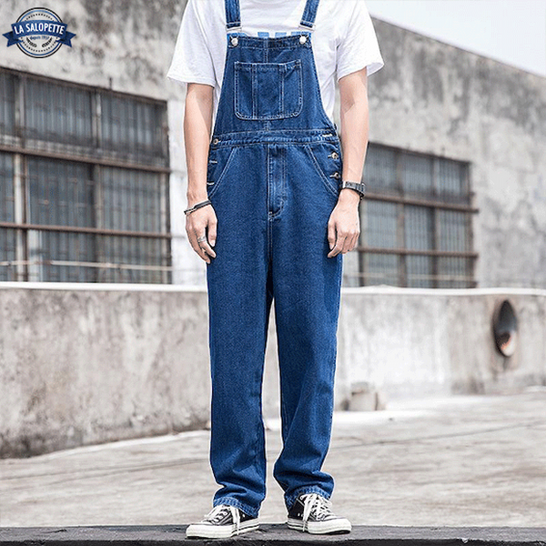 Blue Worksite Dungarees