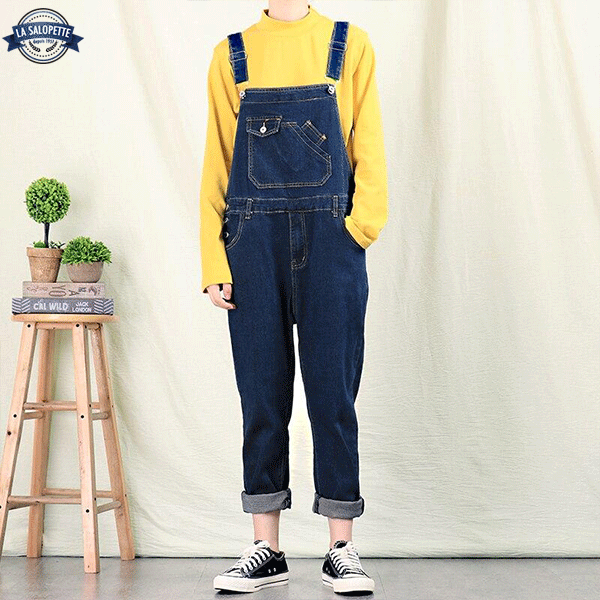 Denim Dungarees by Minion Stuart