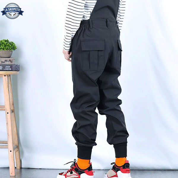 Work Dungarees Black Tactical Pouch