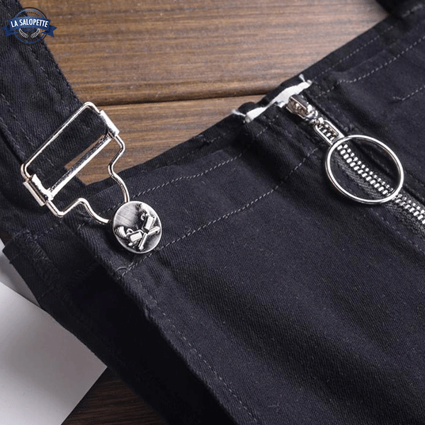 Work Dungarees Shadow Zipped