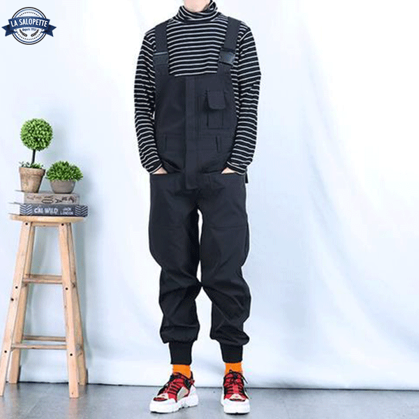 Work Dungarees Black Tactical Pouch