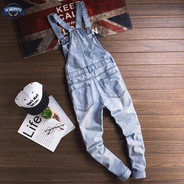 Denim Dungarees Captain Style Man