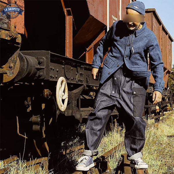Denim Dungarees Cargo Baggy Fisher