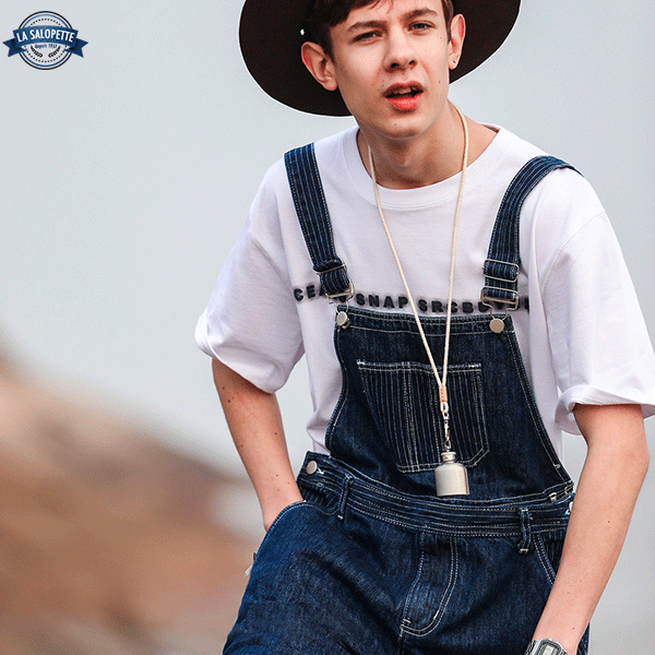Denim Dungarees Detachable Merlin