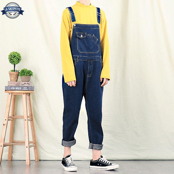 Denim Dungarees by Minion Stuart