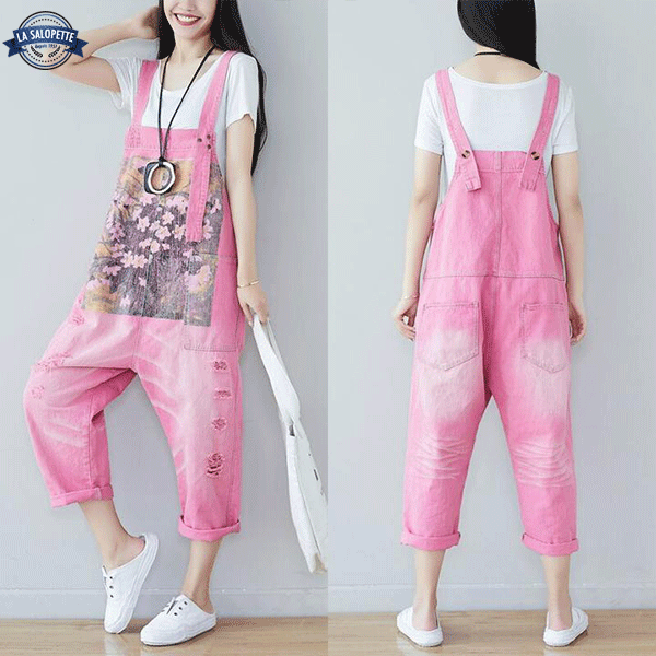 Denim Dungarees Rose Matsuyama