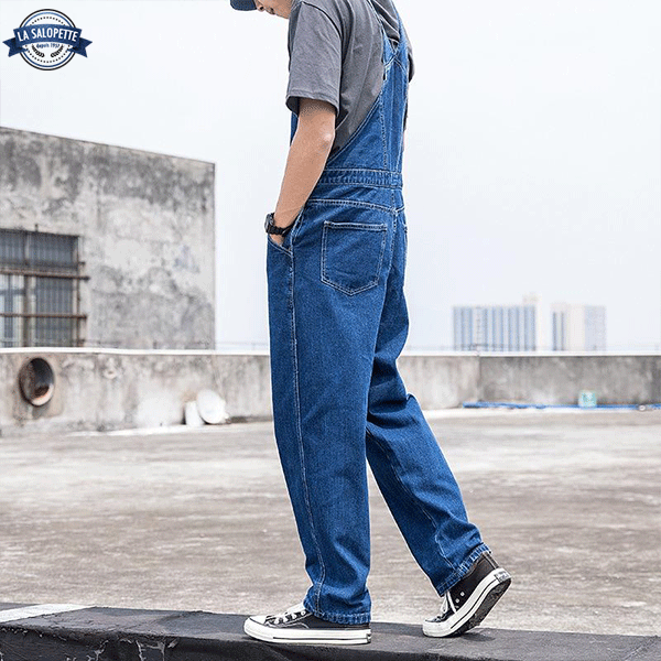 Blue Worksite Dungarees