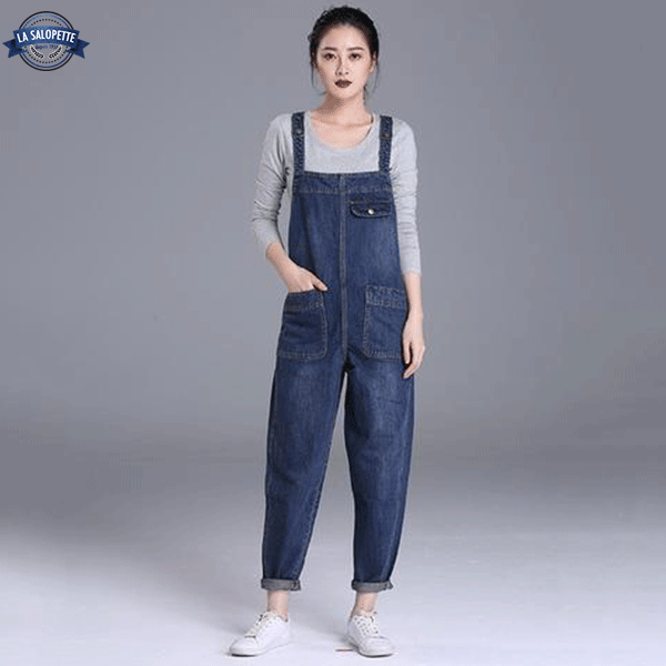 Denim Dungarees Medium Blue Luna