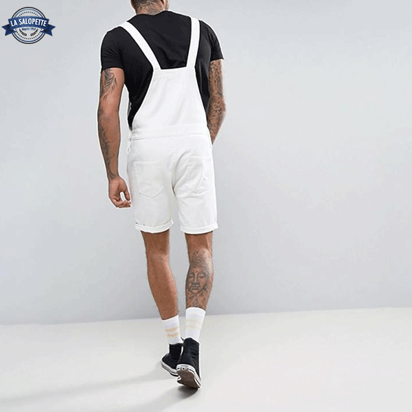 Short Dungarees White Spirit Man