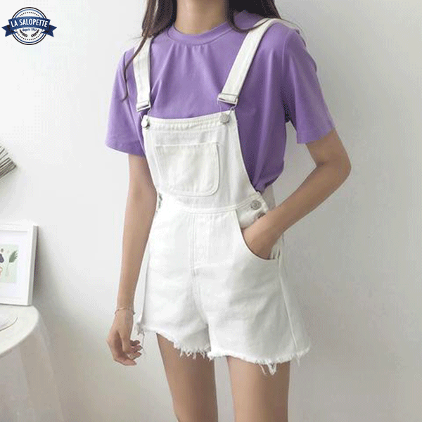 Short Dungarees Snow White Woman