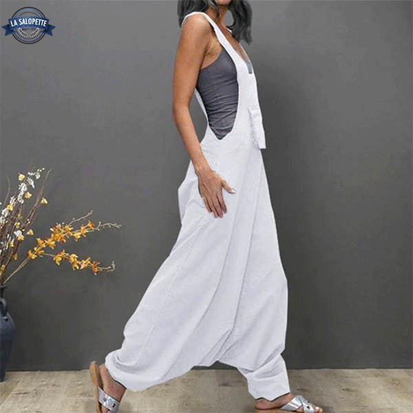 Pinafore Dress Relaxing Woman