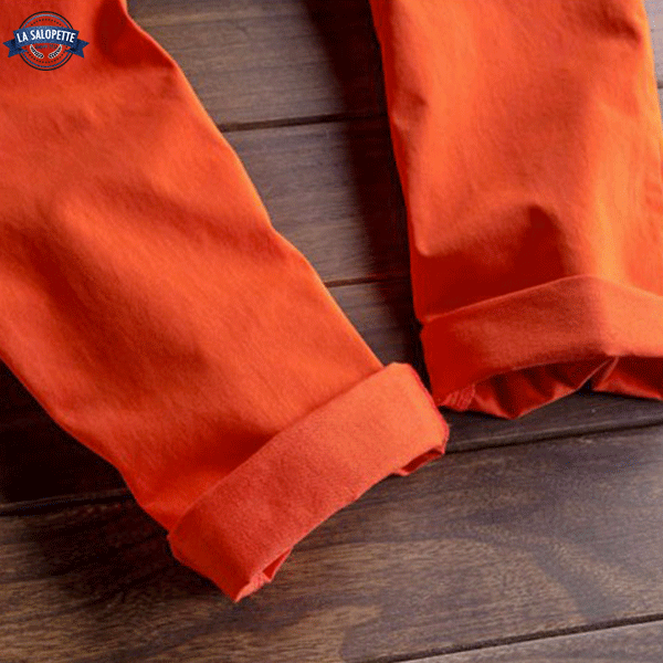 Work Dungarees Light Red Man