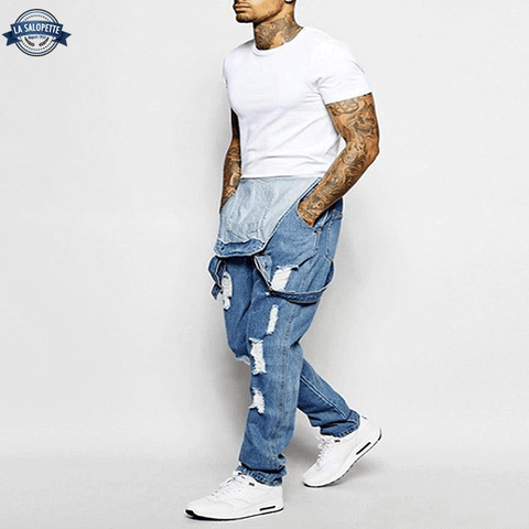 Overall 2025 ripped jeans