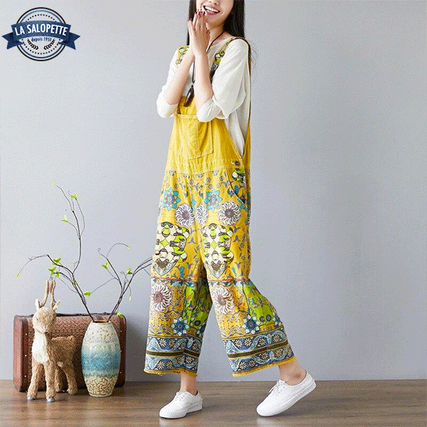 Women's Yellow Dungarees | Overalls – La Salopette