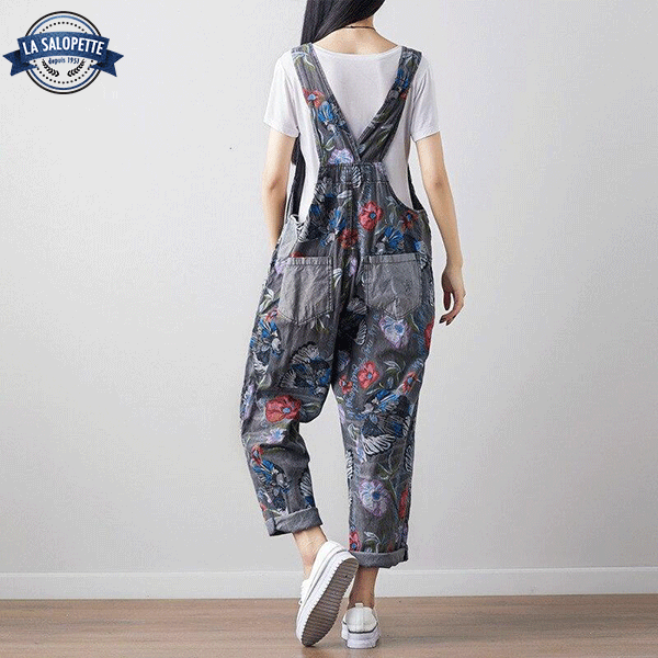 Denim Dungarees Gray Kenroku-en