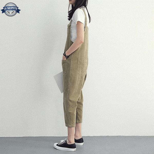 Vintage Dungarees Velvet Khaki