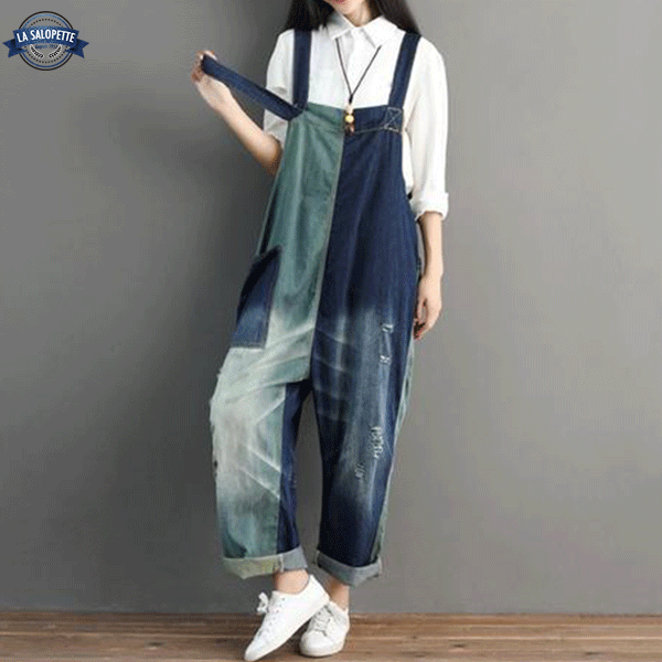 Denim Dungarees Wide Versus