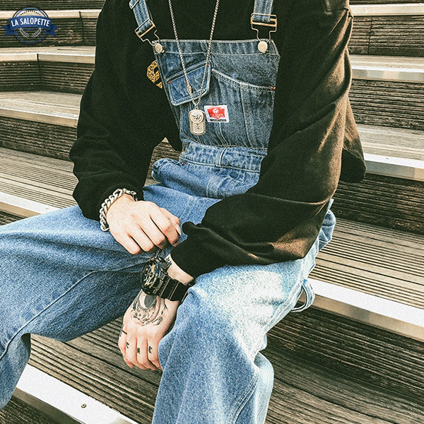 Denim Dungarees Modern Klein