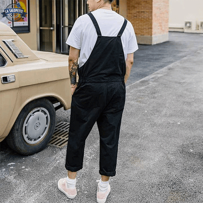 Salopette Noir Homme