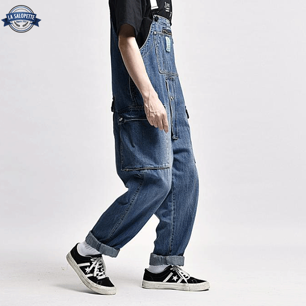 Denim Dungarees Dark Blue City