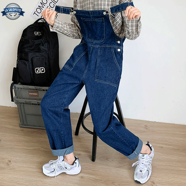 Denim Dungarees Boot Cut Pants