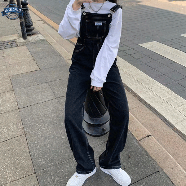Denim Dungarees Blue Flare