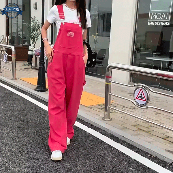 Denim Dungarees Pink Lina