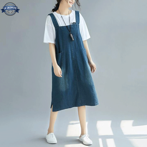 Salopette Robe Bleue Canard