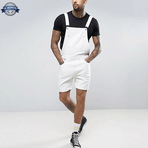 Short Dungarees White Spirit Man